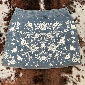 Savanna Jane Embroidered Wildflowers Skirt